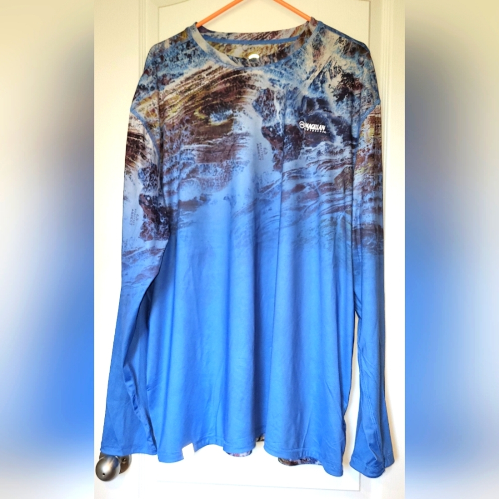 Magellan Outdoors Men's Realtree Xtreme Reversible Crew Long-Sleeve T-shirt